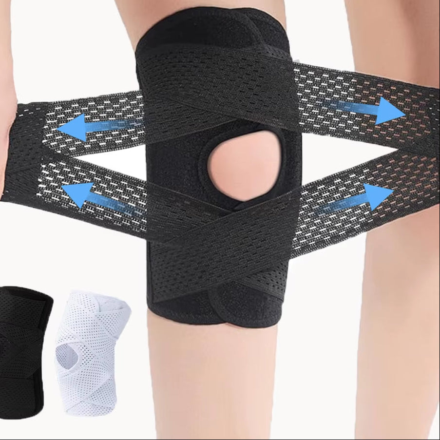 Muqinush Adjustable Sports Knee Pad - Breathable Support for Running, Basketball, and Fitness